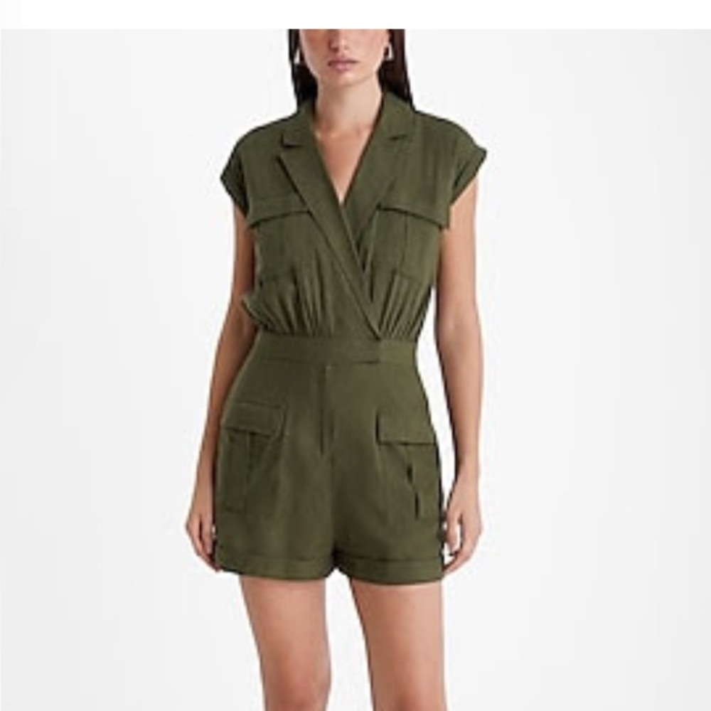 Olive Green Women's Shorts